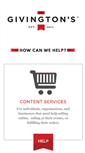 Mobile Screenshot of givingtons.com